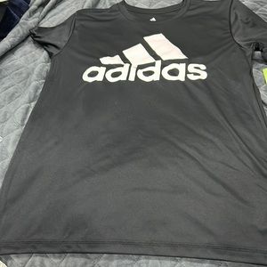 Adidas t shirt and track pants size large kids